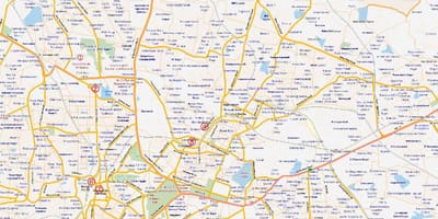 Pot map Bangalore
